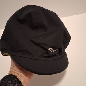 Saucony Black Running Cap